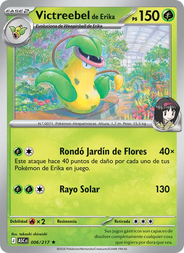 Victreebel de Erika – Héroes Ascendentes 6