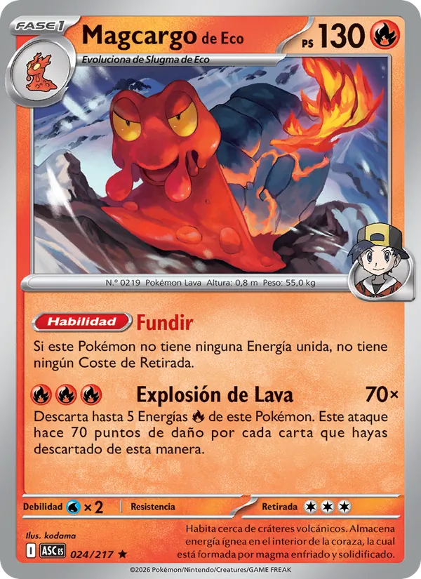 Magcargo de Eco – Héroes Ascendentes 24