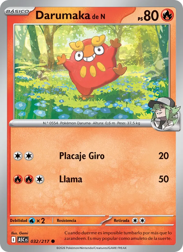 Darumaka de N – Héroes Ascendentes 32