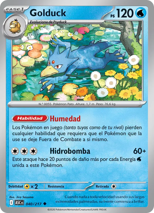 Golduck – Héroes Ascendentes 40