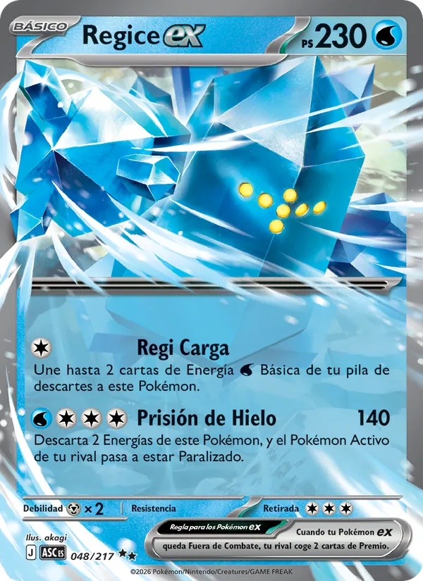 Regice ex – Héroes Ascendentes 48