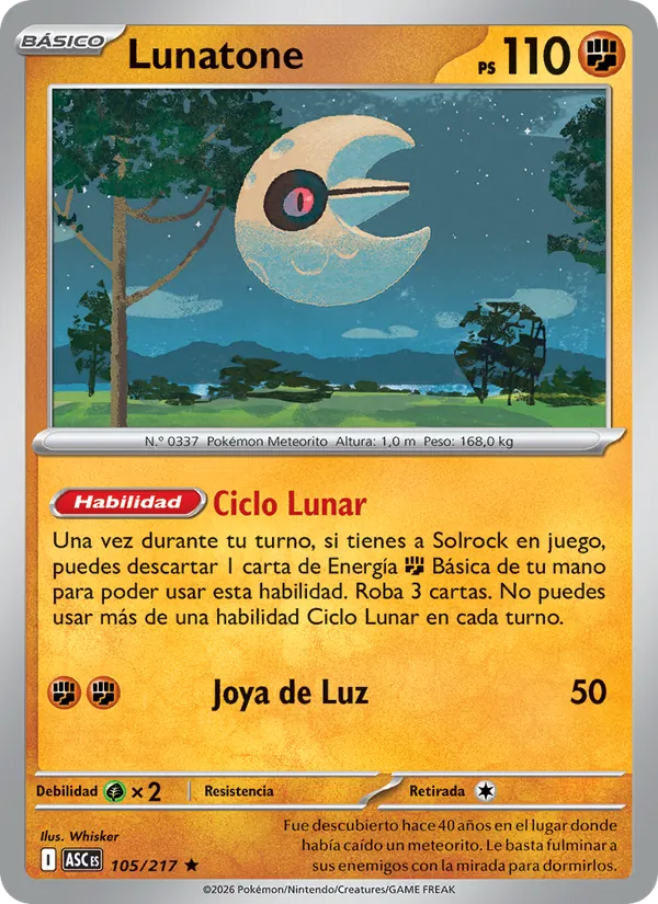 Lunatone – Héroes Ascendentes 105