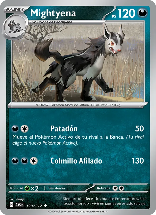 Mightyena – Héroes Ascendentes 129