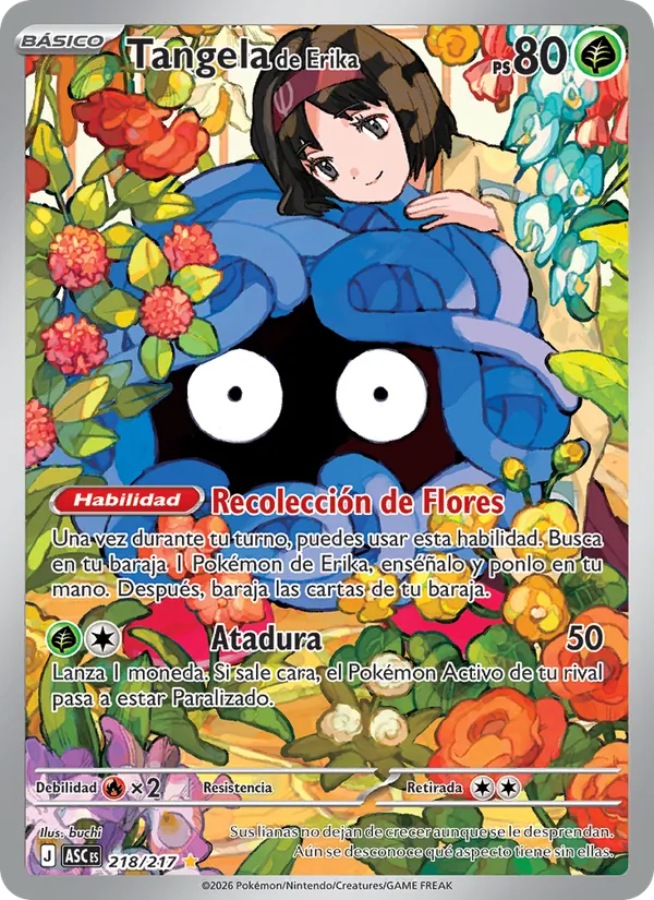 Tangela de Erika – Héroes Ascendentes 218