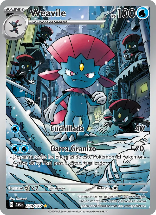Weavile – Héroes Ascendentes 228