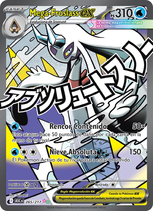 Mega-Froslass ex – Héroes Ascendentes 265