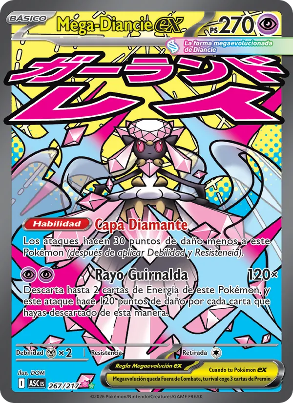 Mega-Diancie ex – Héroes Ascendentes 267