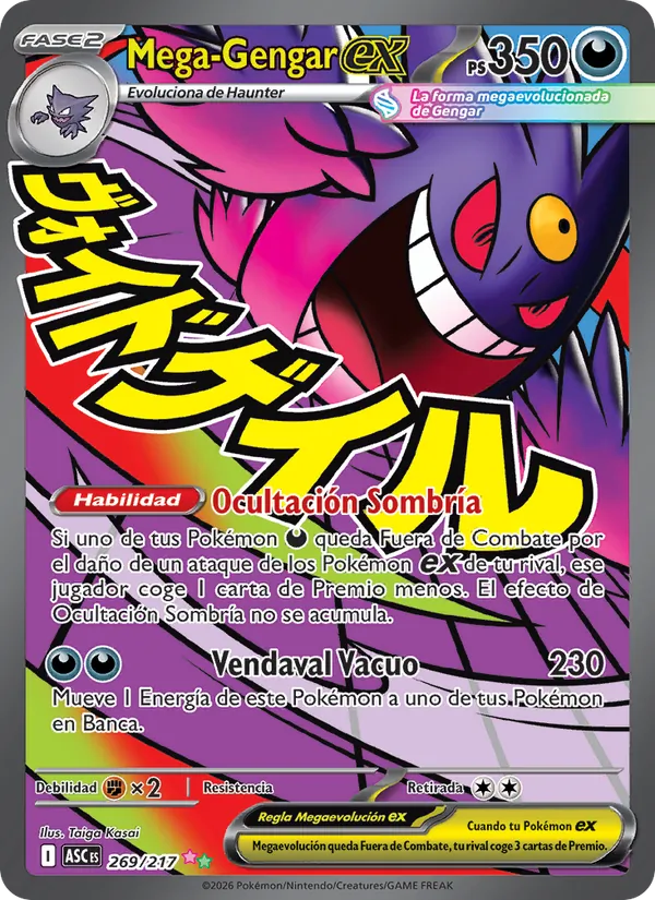 Mega-Gengar ex – Héroes Ascendentes 269
