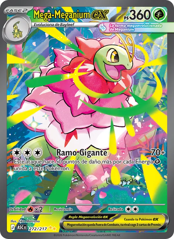 Mega-Meganium ex – Héroes Ascendentes 272