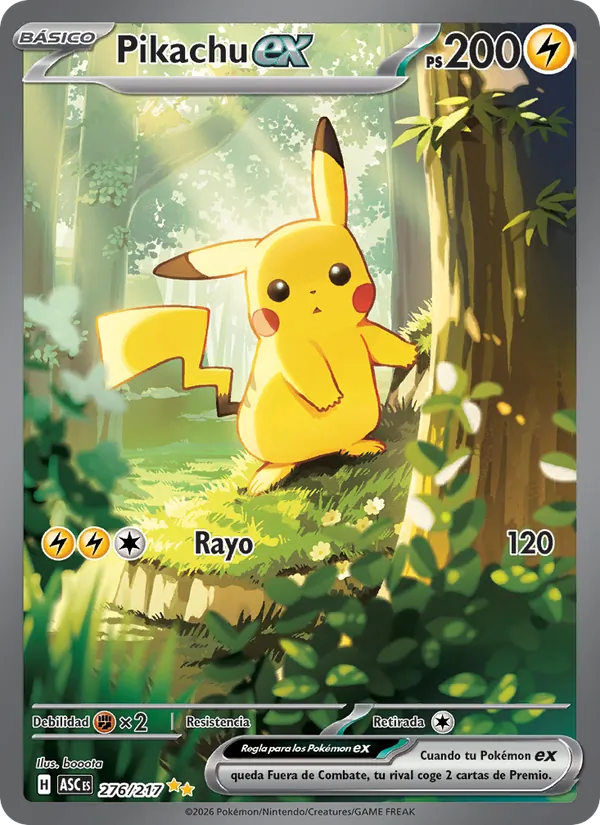 Pikachu ex – Héroes Ascendentes 276