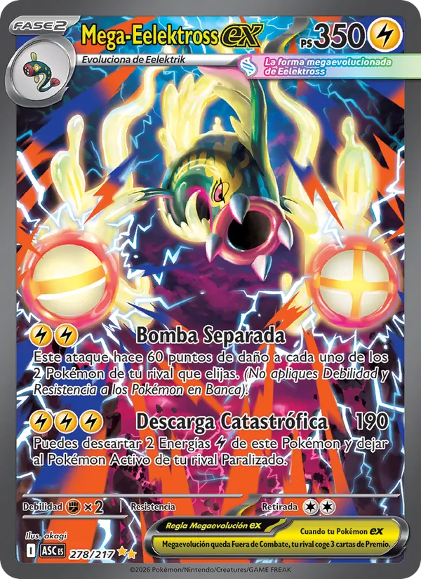 Mega-Eelektross ex – Héroes Ascendentes 278