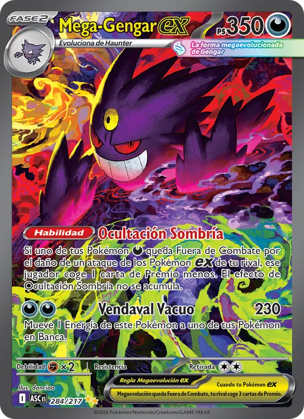 Mega-Gengar ex – Héroes Ascendentes 284