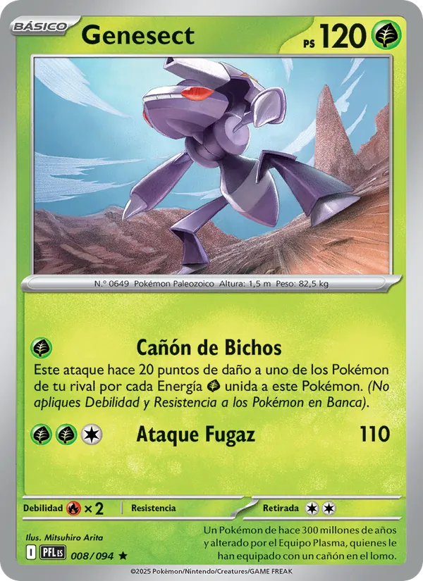 Genesect – Fuegos Fantasmales 8