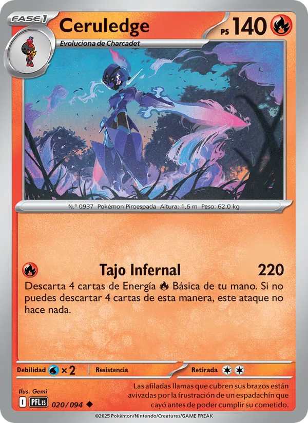 Ceruledge – Fuegos Fantasmales 20