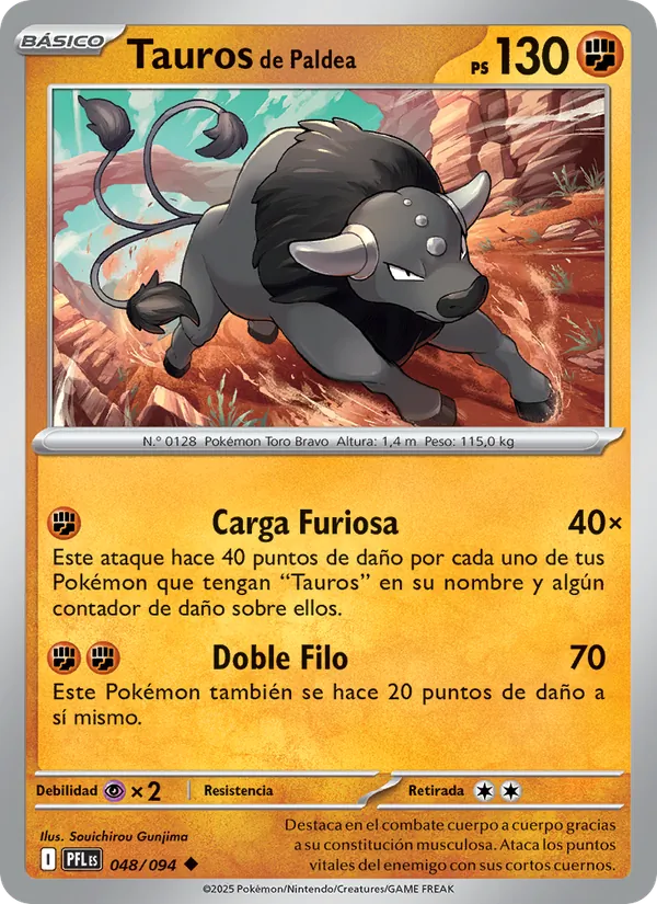 Tauros de Paldea – Fuegos Fantasmales 48