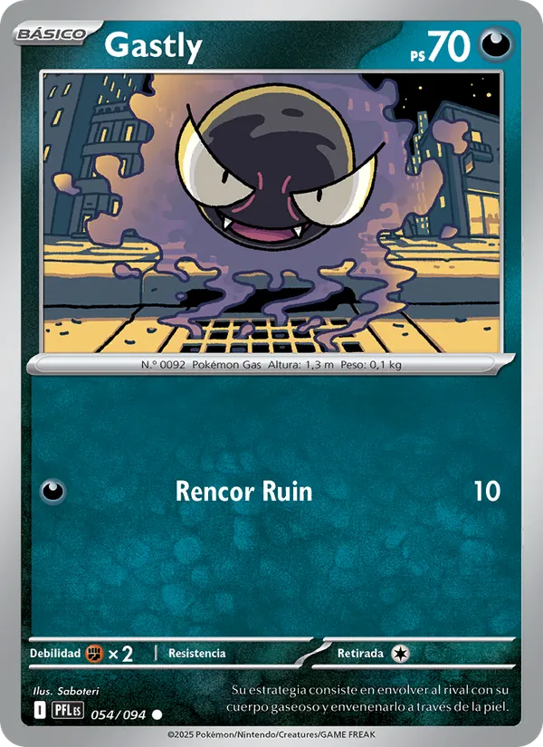 Gastly – Fuegos Fantasmales 54
