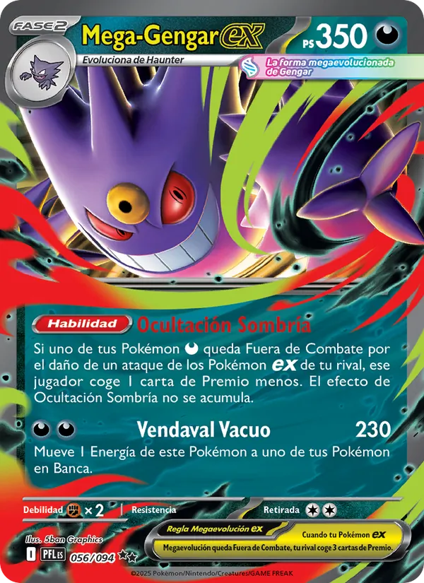 Mega-Gengar ex – Fuegos Fantasmales 56