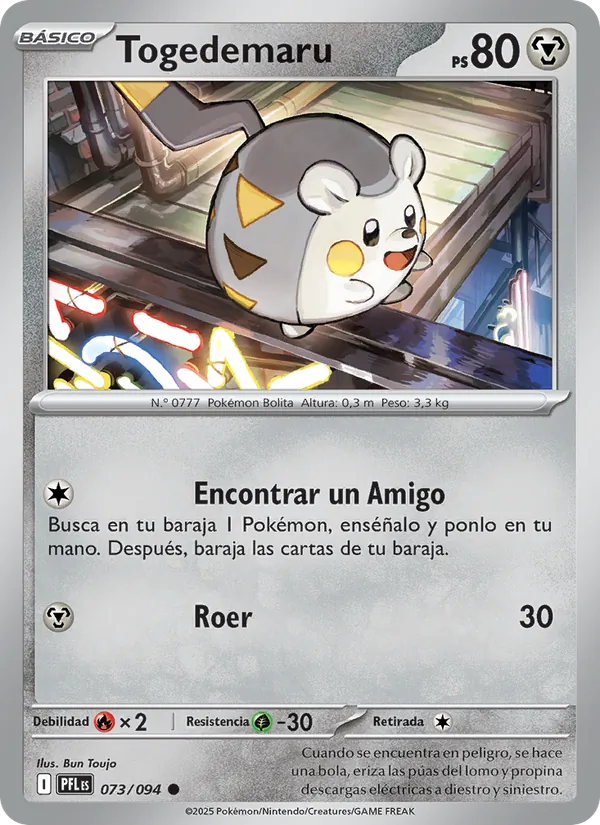 Togedemaru – Fuegos Fantasmales 73