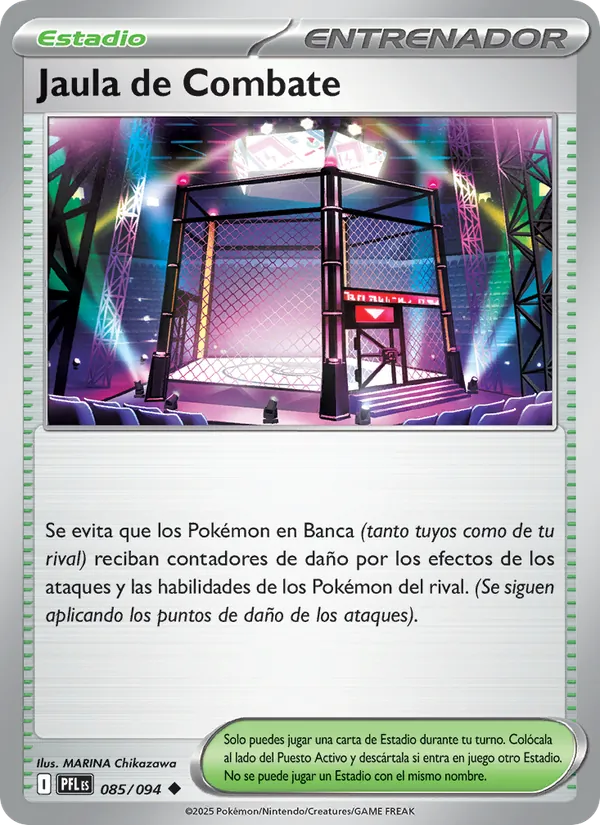 Jaula de Combate – Fuegos Fantasmales 85