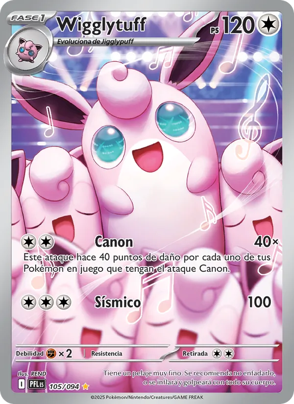 Wigglytuff – Fuegos Fantasmales 105