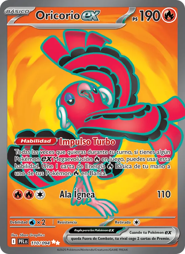 Oricorio ex – Fuegos Fantasmales 110