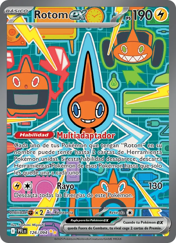 Rotom ex – Fuegos Fantasmales 126