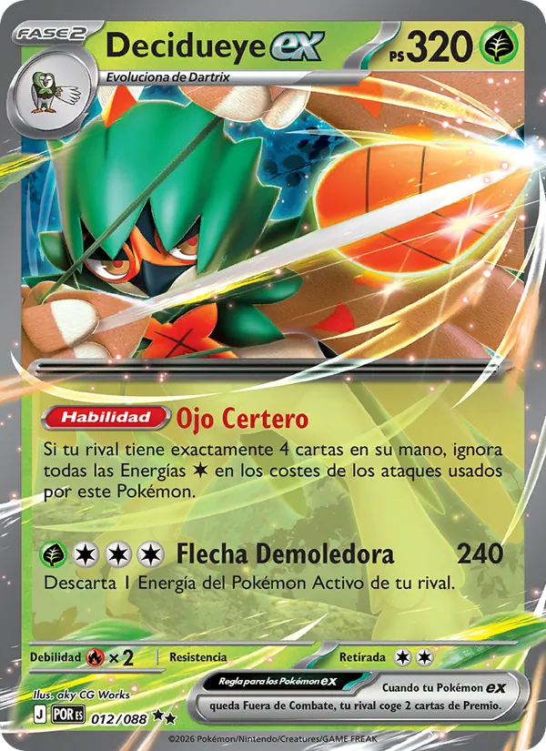 Decidueye ex – Equilibrio Perfecto 12