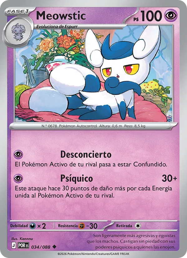 Meowstic – Equilibrio Perfecto 34