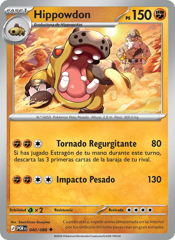 Hippowdon – Equilibrio Perfecto 40