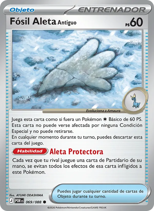 Fósil Aleta Antiguo – Equilibrio Perfecto 69