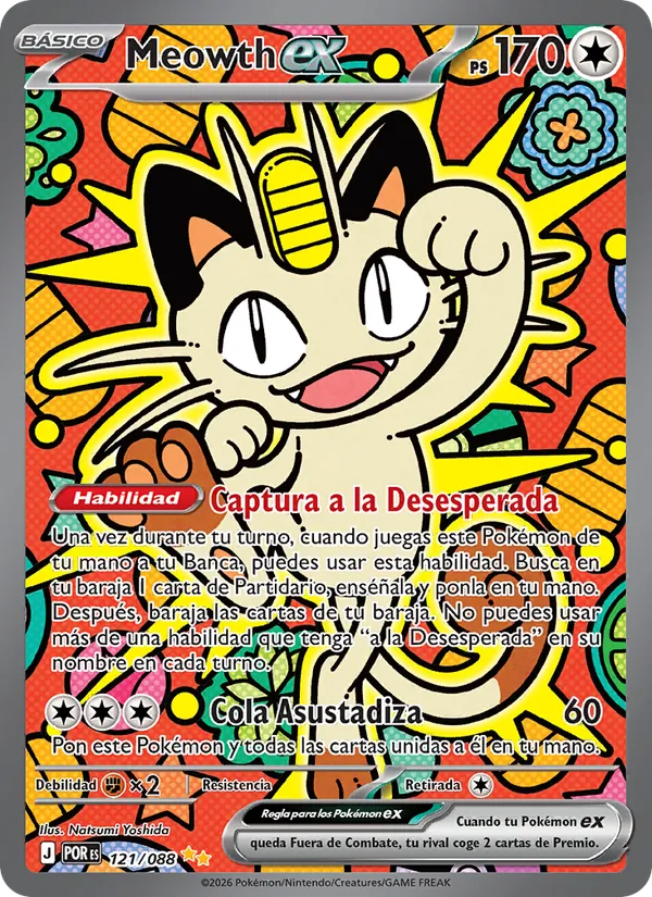 Meowth ex – Equilibrio Perfecto 121