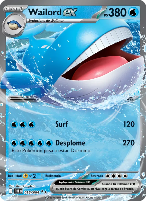 Wailord ex – Oscuridad Absoluta 16