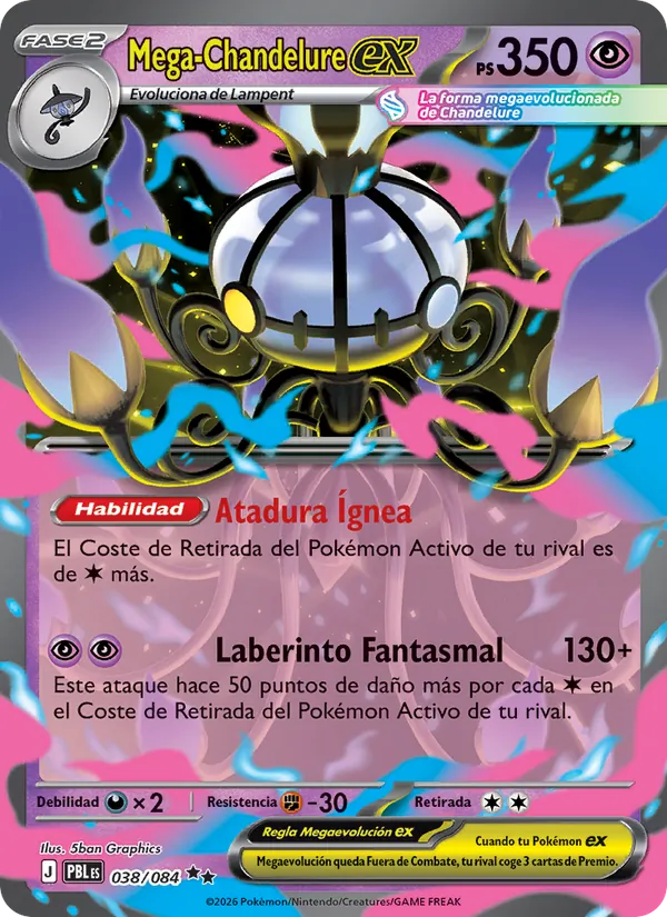 Mega-Chandelure ex – Oscuridad Absoluta 38
