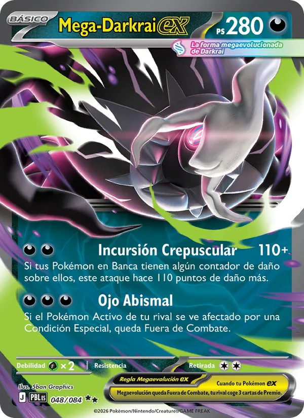 Mega-Darkrai ex – Oscuridad Absoluta 48