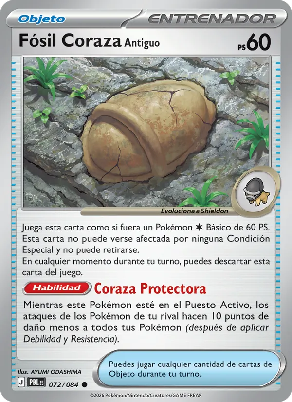 Fósil Coraza Antiguo – Oscuridad Absoluta 72