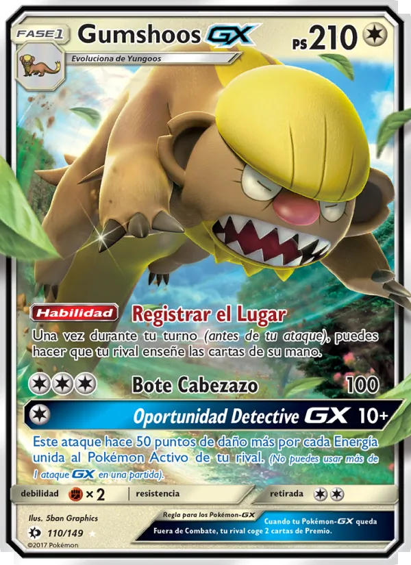 Gumshoos GX – Sol y Luna 110