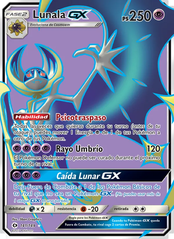 Lunala GX – Sol y Luna 141
