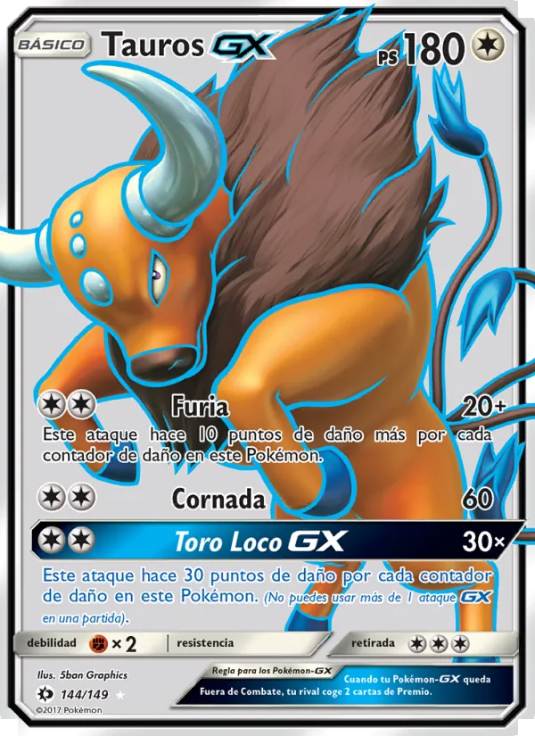 Tauros GX – Sol y Luna 144