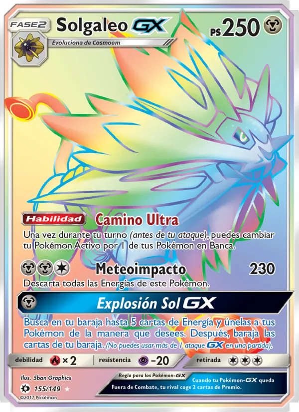 Solgaleo GX – Sol y Luna 155