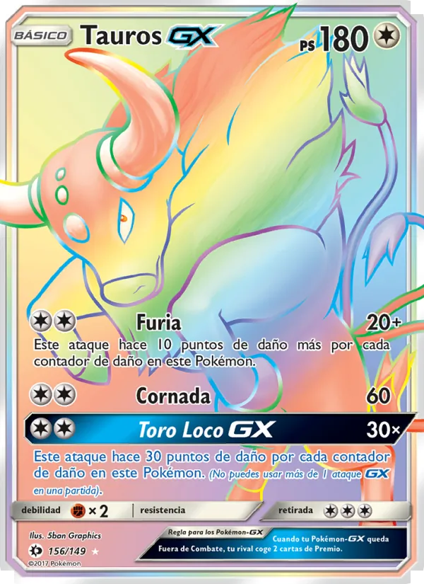 Tauros GX – Sol y Luna 156