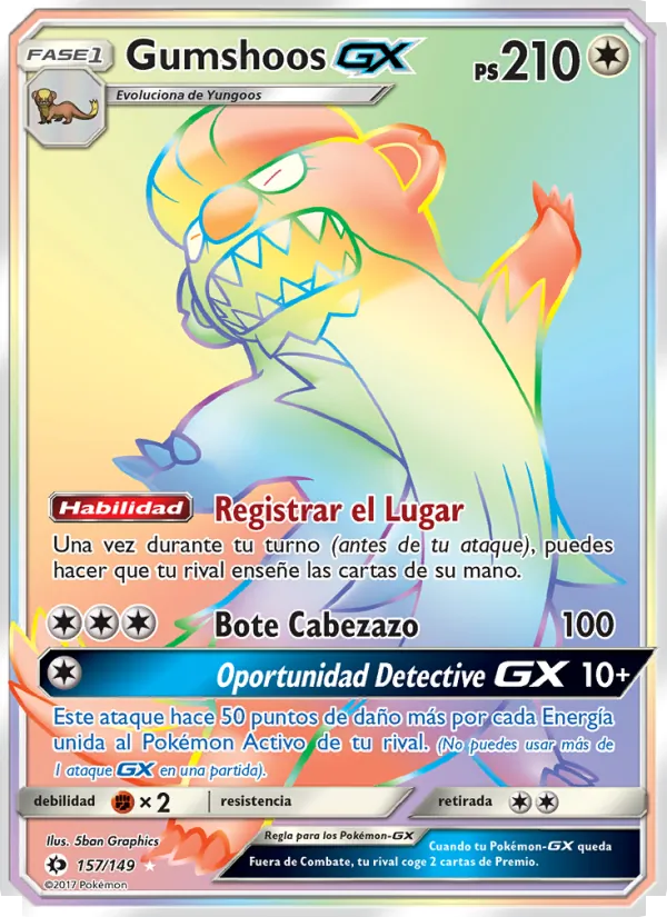 Gumshoos GX – Sol y Luna 157