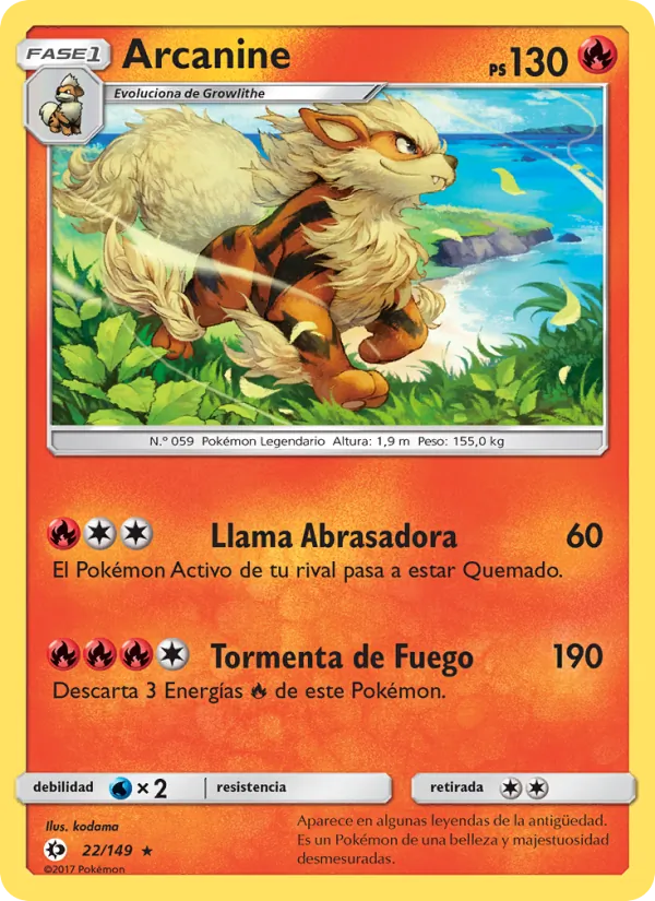 Arcanine – Sol y Luna 22