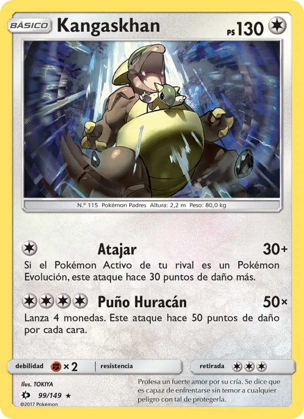 Kangaskhan – Sol y Luna 99