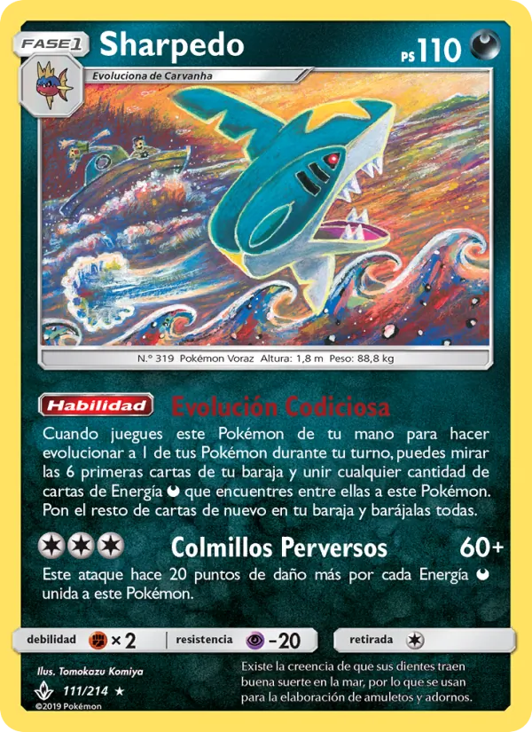 Sharpedo – Vínculos Indestructibles 111