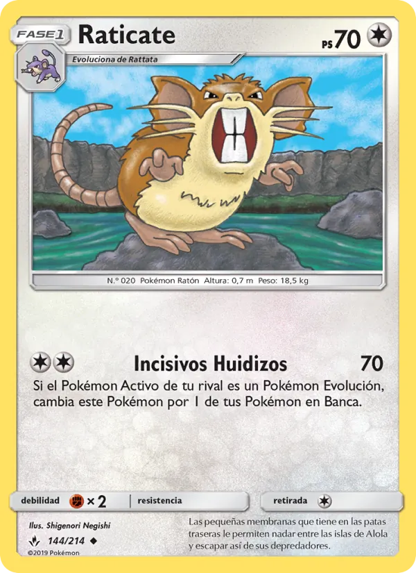 Raticate – Vínculos Indestructibles 144