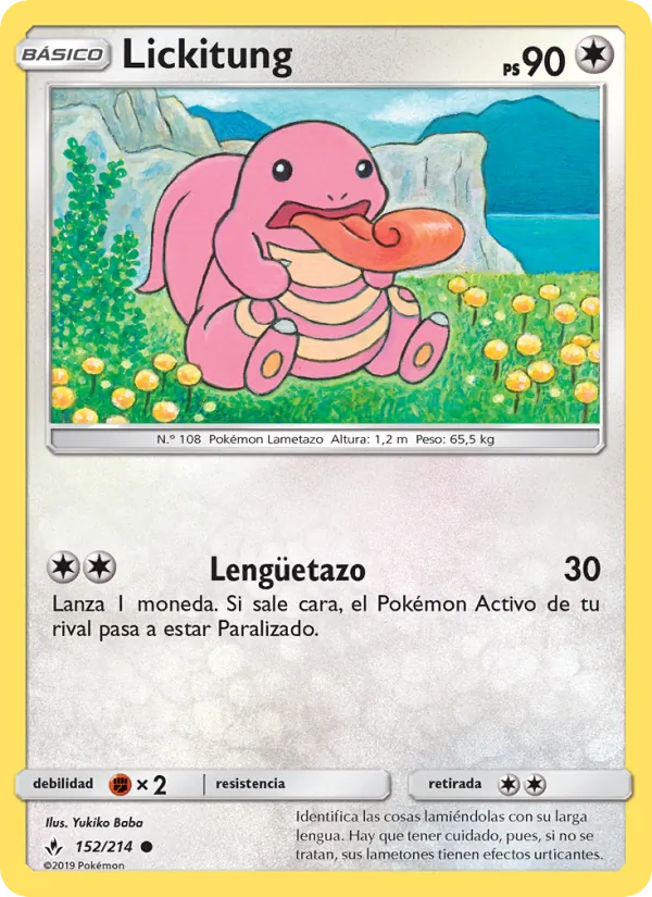 Lickitung – Vínculos Indestructibles 152