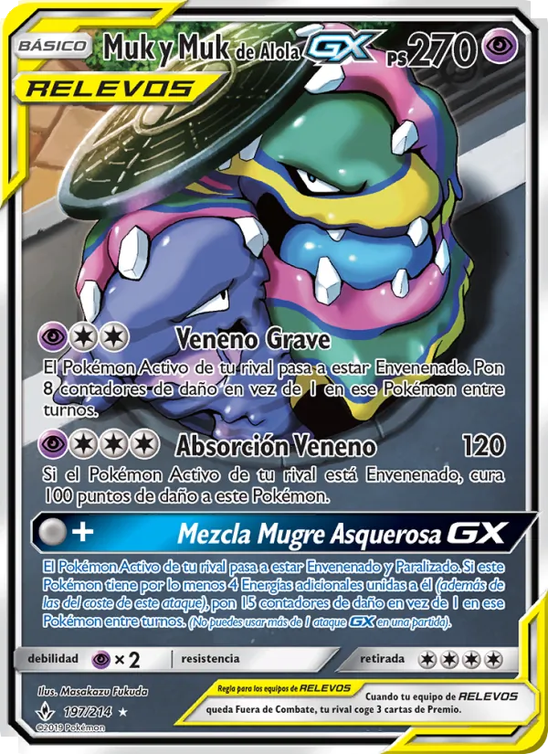 Muk y Muk de Alola GX – Vínculos Indestructibles 197