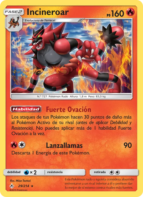 Incineroar – Vínculos Indestructibles 29