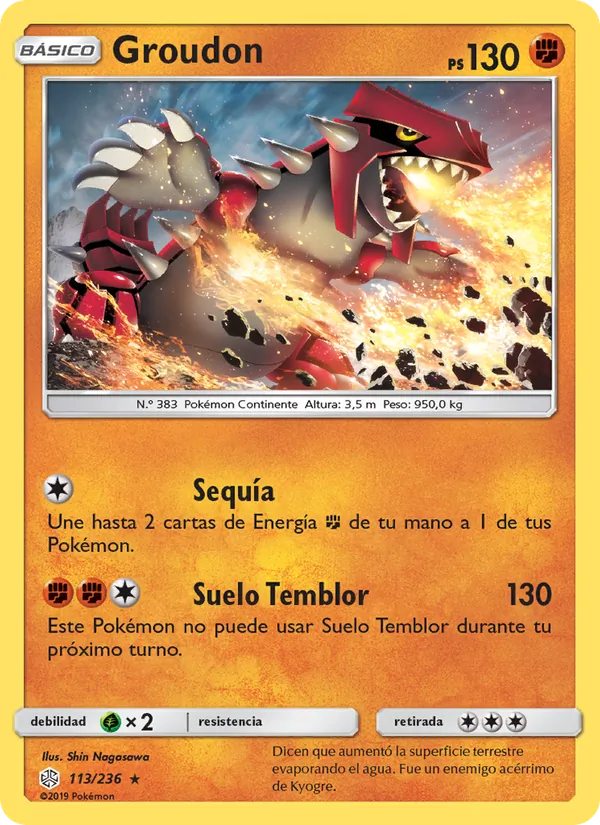 Groudon – Eclipse Cósmico 113