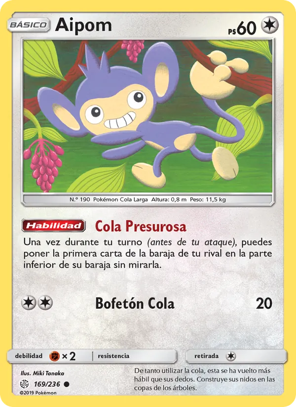 Aipom – Eclipse Cósmico 169